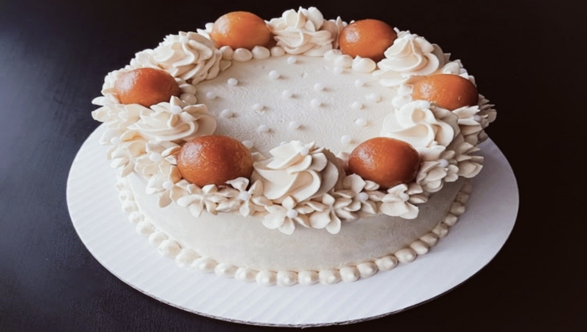 Gulab Jamun Cake Recipe