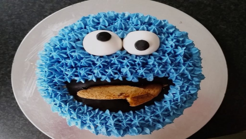 Cookie Monster Cake Recipe